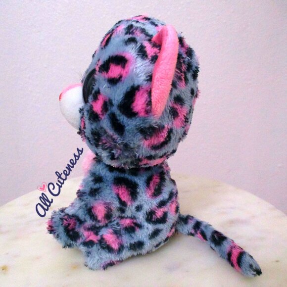 TY Beanie Boos Tasha Leopard Kitty Beanie Plush - Picture 3 of 8